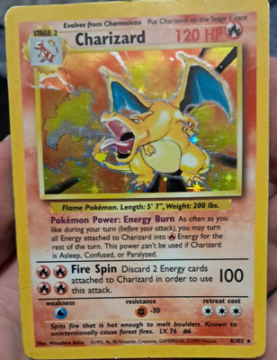 Base set unlimited Charizard
