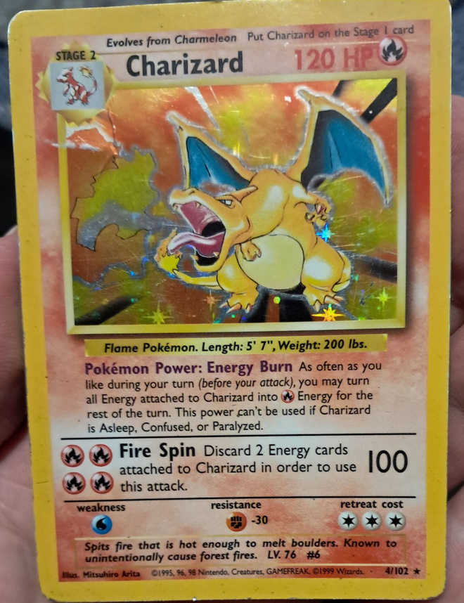 Base set unlimited Charizard