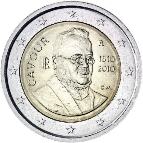 Italia 2010 2 € Cavour UNC