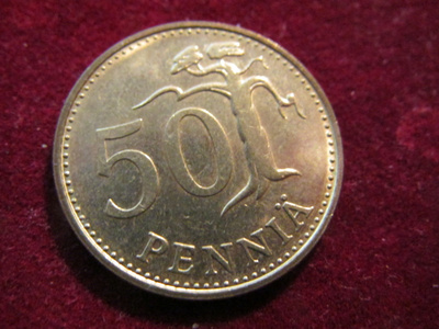 50 penniä 1970