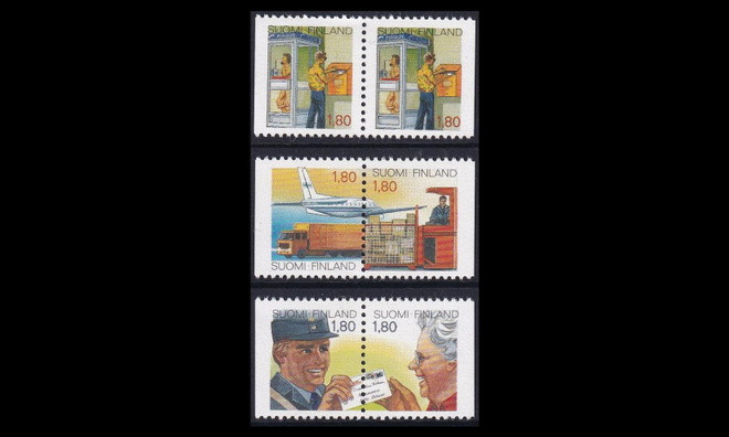 1036-40p ** Alennusmerkit vihkoparit (1988)