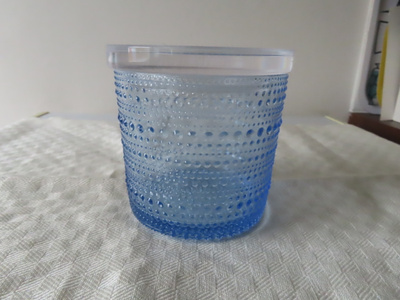 Iittala/Kastehelmi purkki, vedensininen