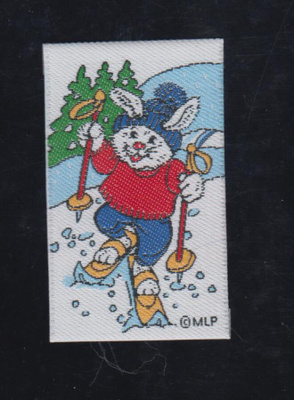 Kangasmerkki..Retro c MLP..Pupu hiihtää