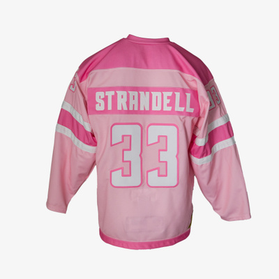 #33 Strandell GW Roosa nauha-ottelun pelipaita
