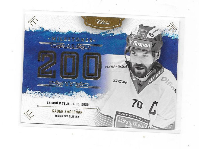 2020-21 Tipsport Milestones # Radek Smolenak Mount ex Ässät