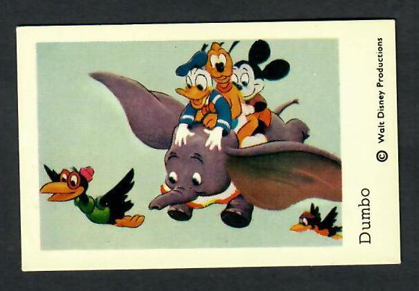 Keräilykuva - Disney - Dumbo - Kalle Anka - Pluto - Mickey