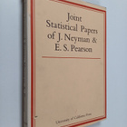 Jerzy Neyman ym. : Joint Statistical Papers - pikkukuva 1
