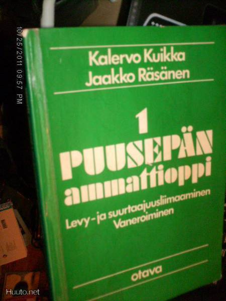 PUUSEPÄN ammattioppi 1 -levy- ja suurtaajuusliimaaminen ym.