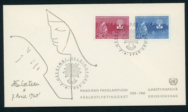 FDC 1960 Maailman pakolaisvuosi