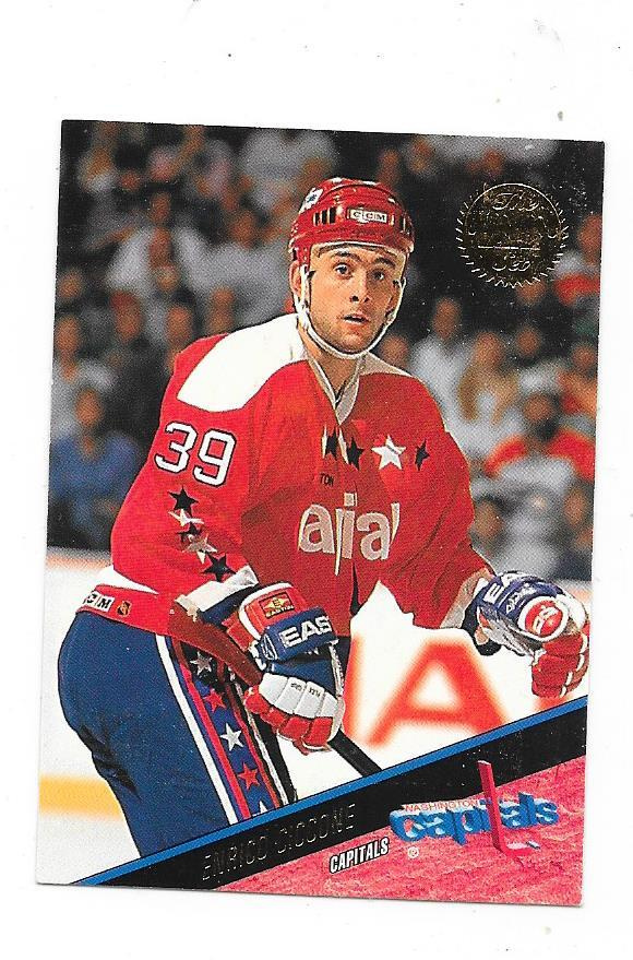 1993-94 LEAF #375 Enrico Ciccone , Washington Caps gooni
