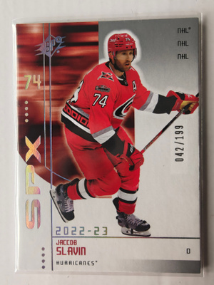Jaccob Slavin 2022-23 SPx Hockey 2002-03 Retro /199