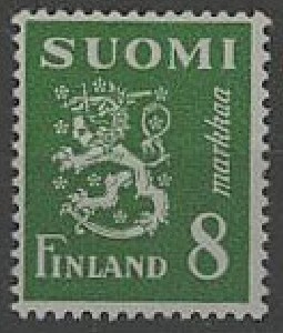 1950 M30  8 mk vihreä ++