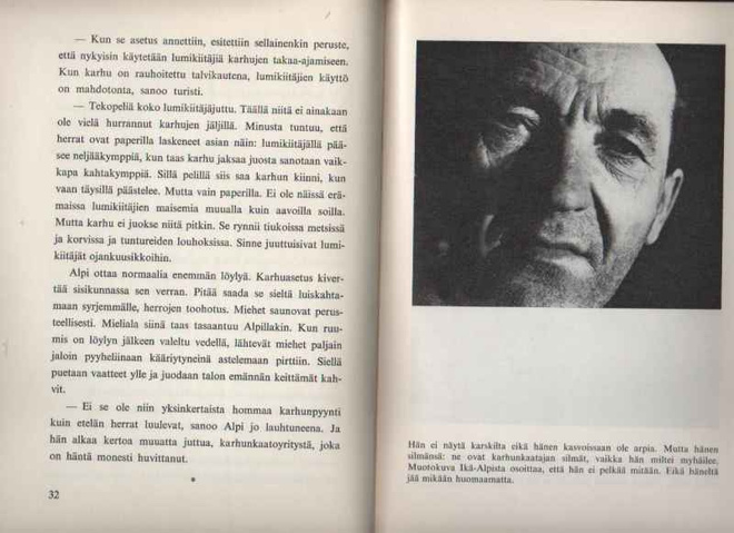 Paasilinna, Arto: Karhunkaataja Ikä-Alpi, Tammi 1964,sid, K3