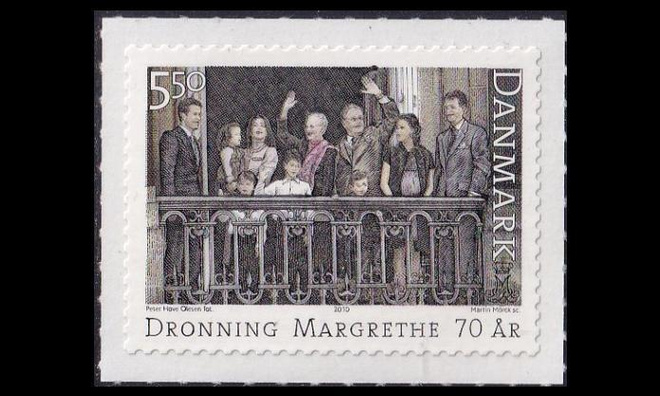 Tanska 1568 ** Kuningatar Margrethe 70v (2010)