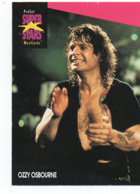 Keräilykuva SUPERS STARS n:o 215 OZZY OSBOURNE