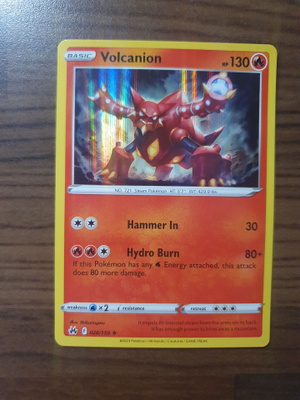 Pokemon Volcanion 026/159 holo rare