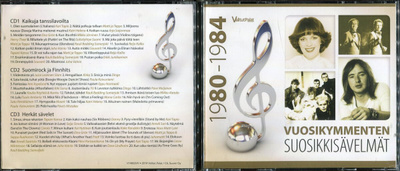 VUOSIKYMMENTEN SUOSIKKISÄVELMÄT . 3 CD-LEVYN BOXI .1980-1984
