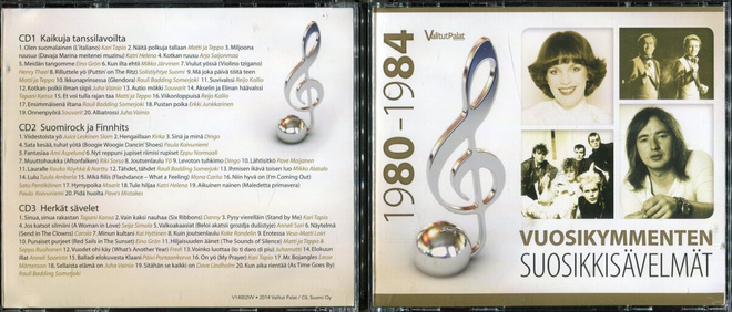 VUOSIKYMMENTEN SUOSIKKISÄVELMÄT . 3 CD-LEVYN BOXI .1980-1984