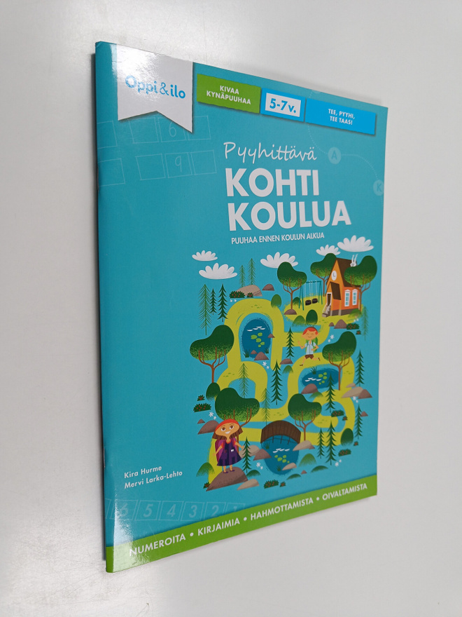 Kira Hurme : Pyyhittävä kohti koulua -puuhakirja 6-7 v : ...