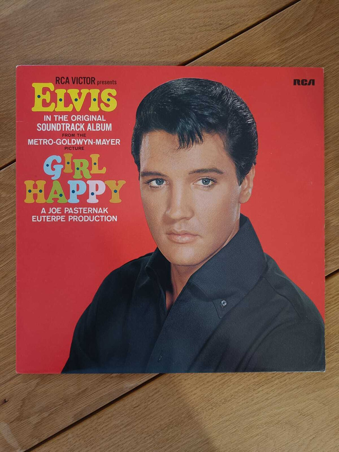 AUCTION - ELVIS GIRL HAPPY LP GER -77