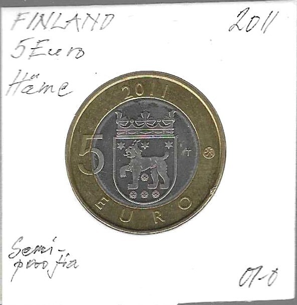 2011 5 EUROA HÄME JUHLARAHA