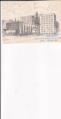 Tampere, Sairaanhoito Opisto, piirros b570