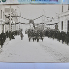 VANHA Valokuva Suojeluskunta Kuopio n. 1920 Postikorttikoko - pikkukuva 1