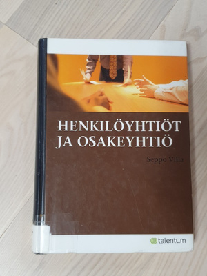 Henkilöyhtiöt ja osakeyhtiö