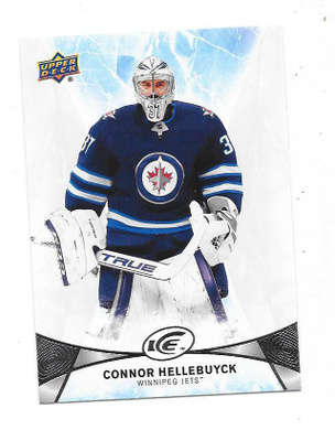 2020-21 UD ICE #53 Connor Hellebuyck Winnipeg Jets MV