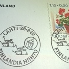 Postikortti Finlandia Hiihto Lahti 1982 erikoisleimalla - pikkukuva 1