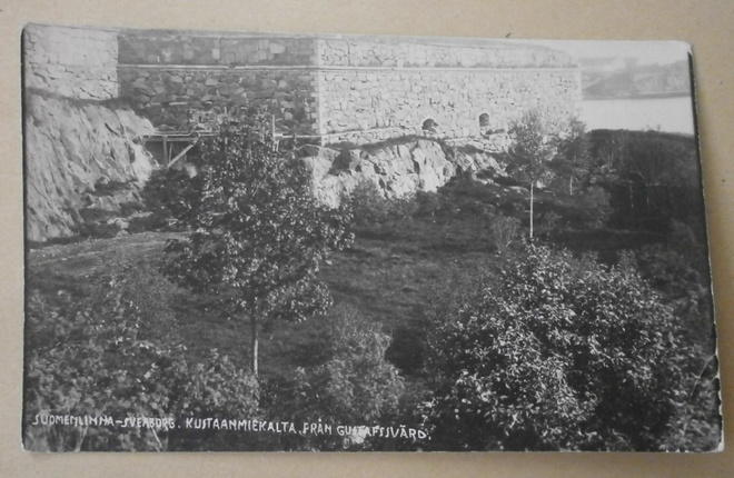 Helsinki, Suomenlinna, Kustaanmiekan valleja, mv pk, p. 1928
