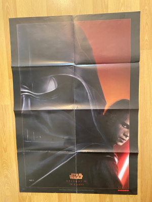 Star Wars juliste Darth Vader + 4 keräilykuvaa