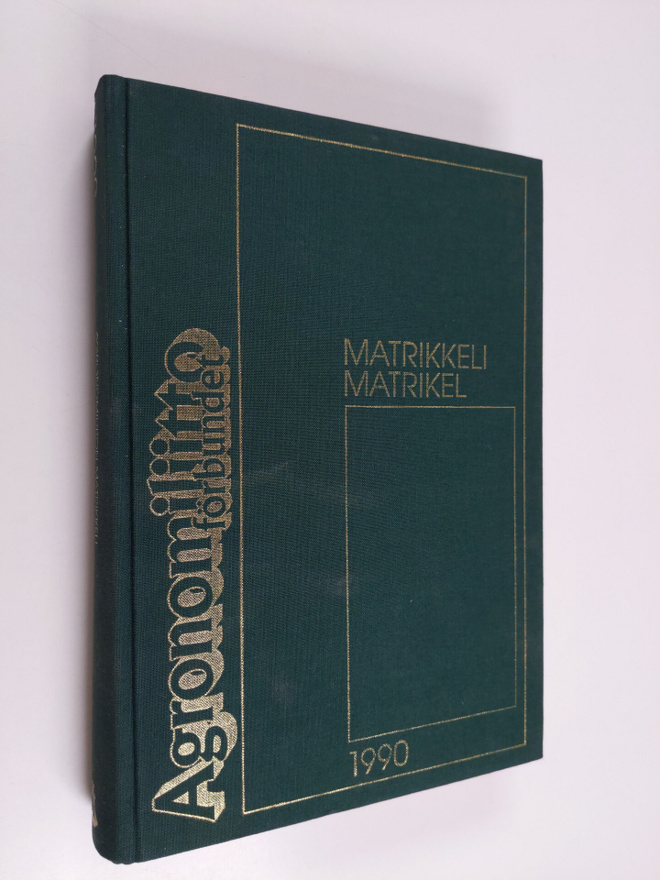 Agronomiliiton matrikkeli 1990