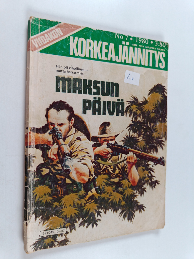 Korkeajännitys No 7 / 1980 : Maksun päivä