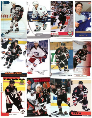 12 x MICHAEL PECA Sabres, Oilers, Maple Leafs