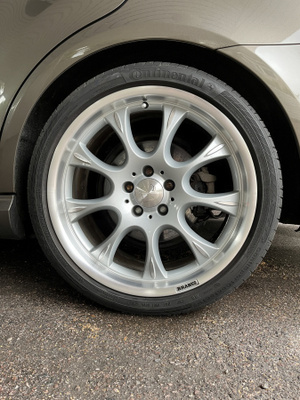 Brabus 19" (5x112) vanteet + Continental SportContact kesär.