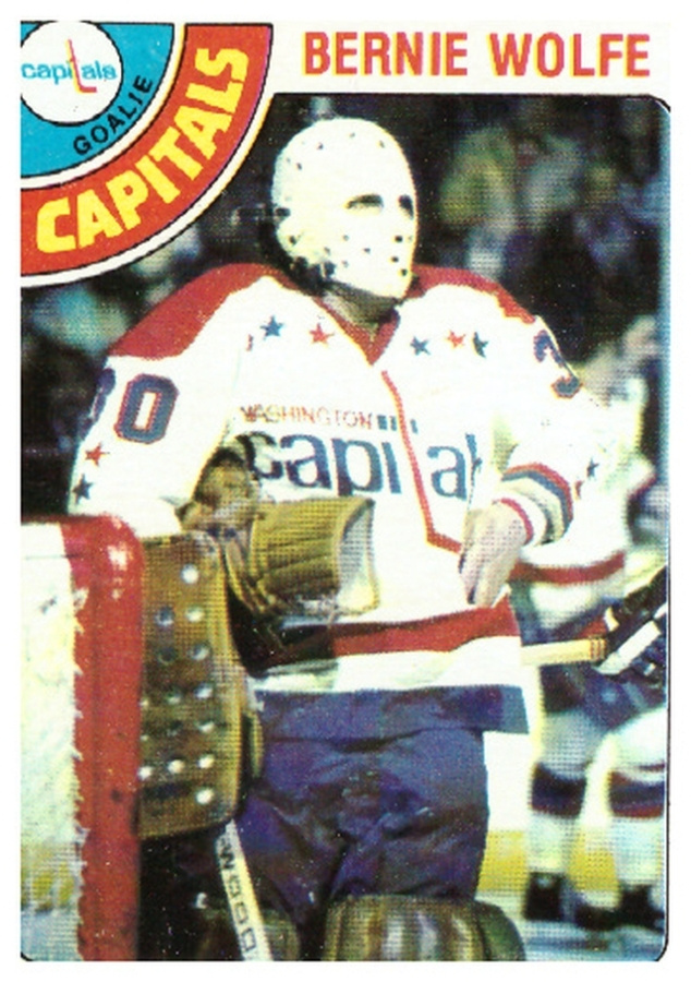 Mv Legenda BERNIE WOLFE Capitals  Topps 1978-79 #81