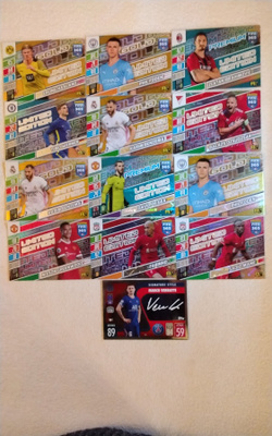 FIFA 365 Gold keräily jalkapallo kortteja 13 kpl.