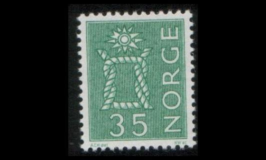 Norja 482 ** Merimiessolmu 35 öre (1962)