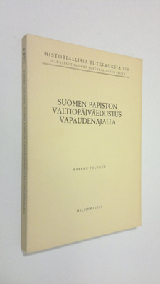 Markku Tolonen : Suomen papiston valtiopäiväedustus vapau...