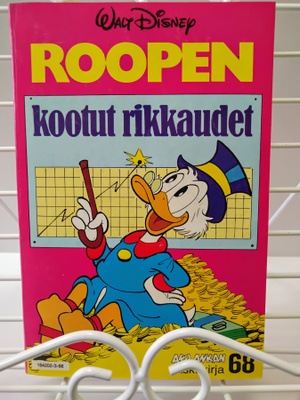 Aku Ankan taskukirja 68 Roopen kootut rikkaudet 1.p