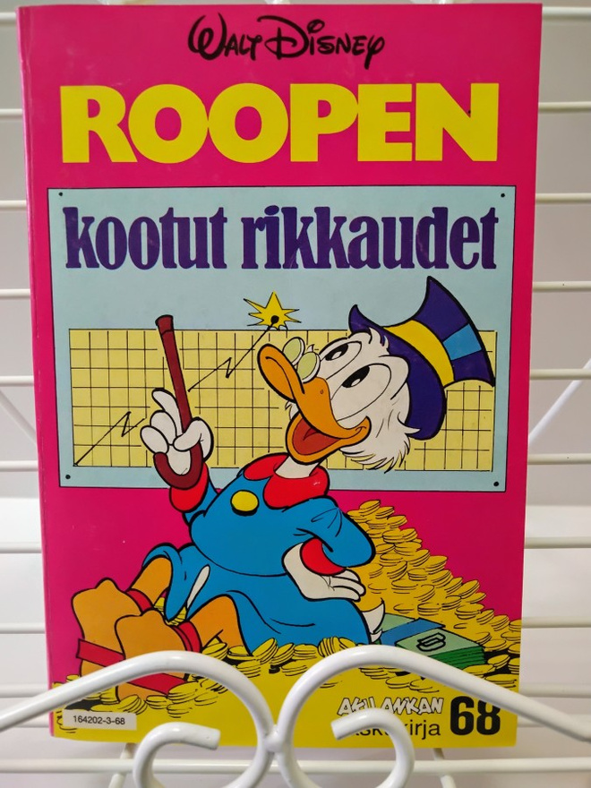 Aku Ankan taskukirja 68 Roopen kootut rikkaudet 1.p