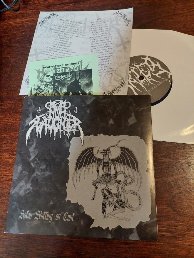 NunSlaughter/Krieg - Satan Shitting On Cunt/Flesh Desending