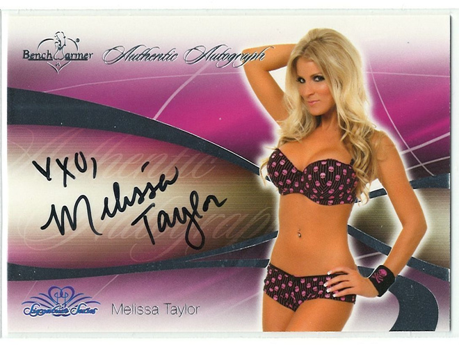 Bench Warmer 2008 Signature Series Autograph Melissa Taylor