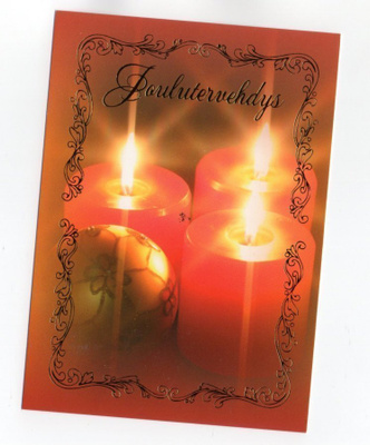 "°JOULUTERVEHDYS"° -KORTTI / M.Roisko