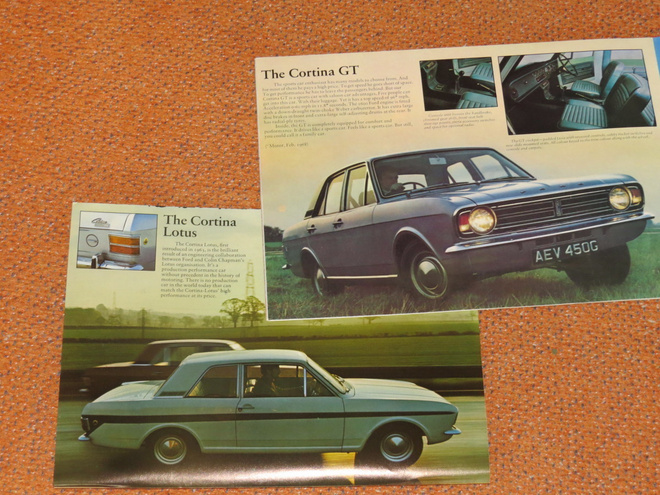 1969 Ford Cortina Lotus / GT jne esite - KUIN UUSII