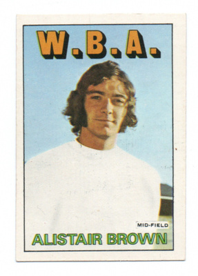 Purkkakuva Jalkapallo n:o 164 ALISTAIR BROWN . W:B:A: