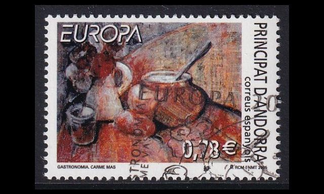 Andorra Sp 324 o Europa gastronomia (2005)