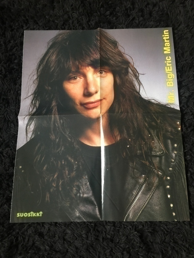 Eric Martin Mr Big juliste ja Tom Cruise juliste 