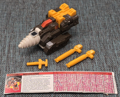 Transformers G1 NOSECONE (Technobots) 1987 *100%*